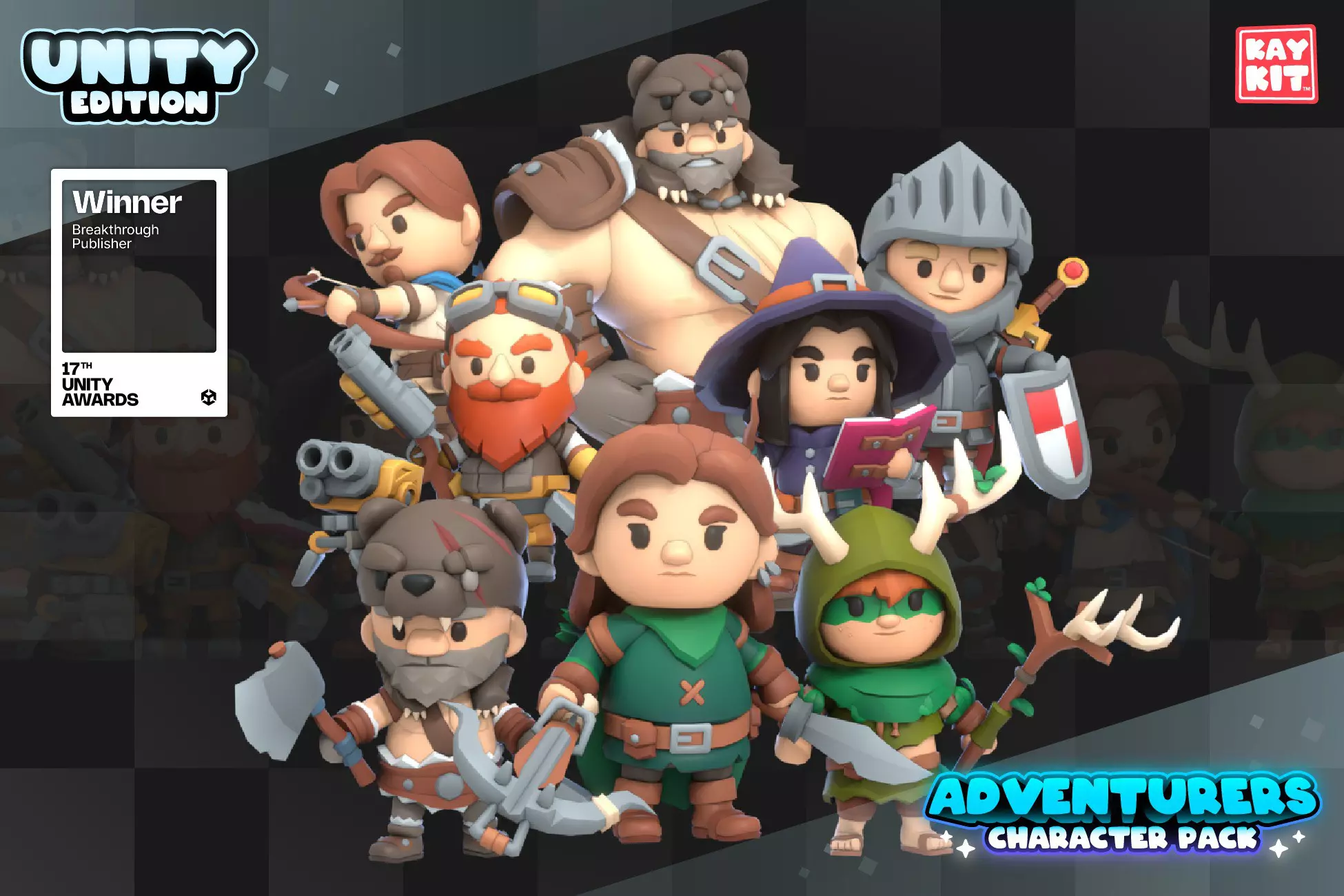 KayKit - Adventurers Character Pack (for Unity)